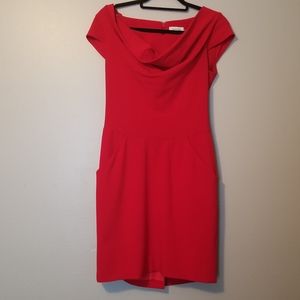 Calvin Klein Red Sheath Dress 🤍